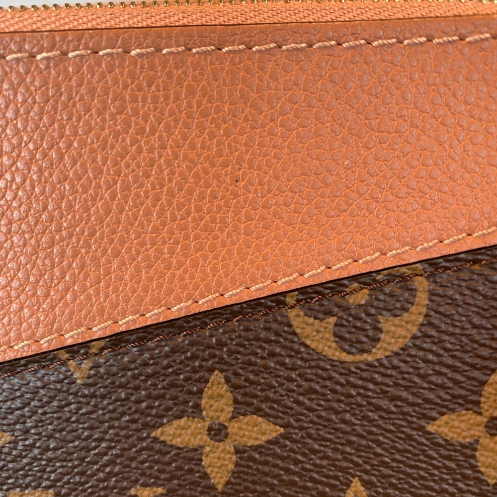 Authentic Louis Vuitton Daily Pouch Peach (rare color) Clutch - Picture 6 of 14